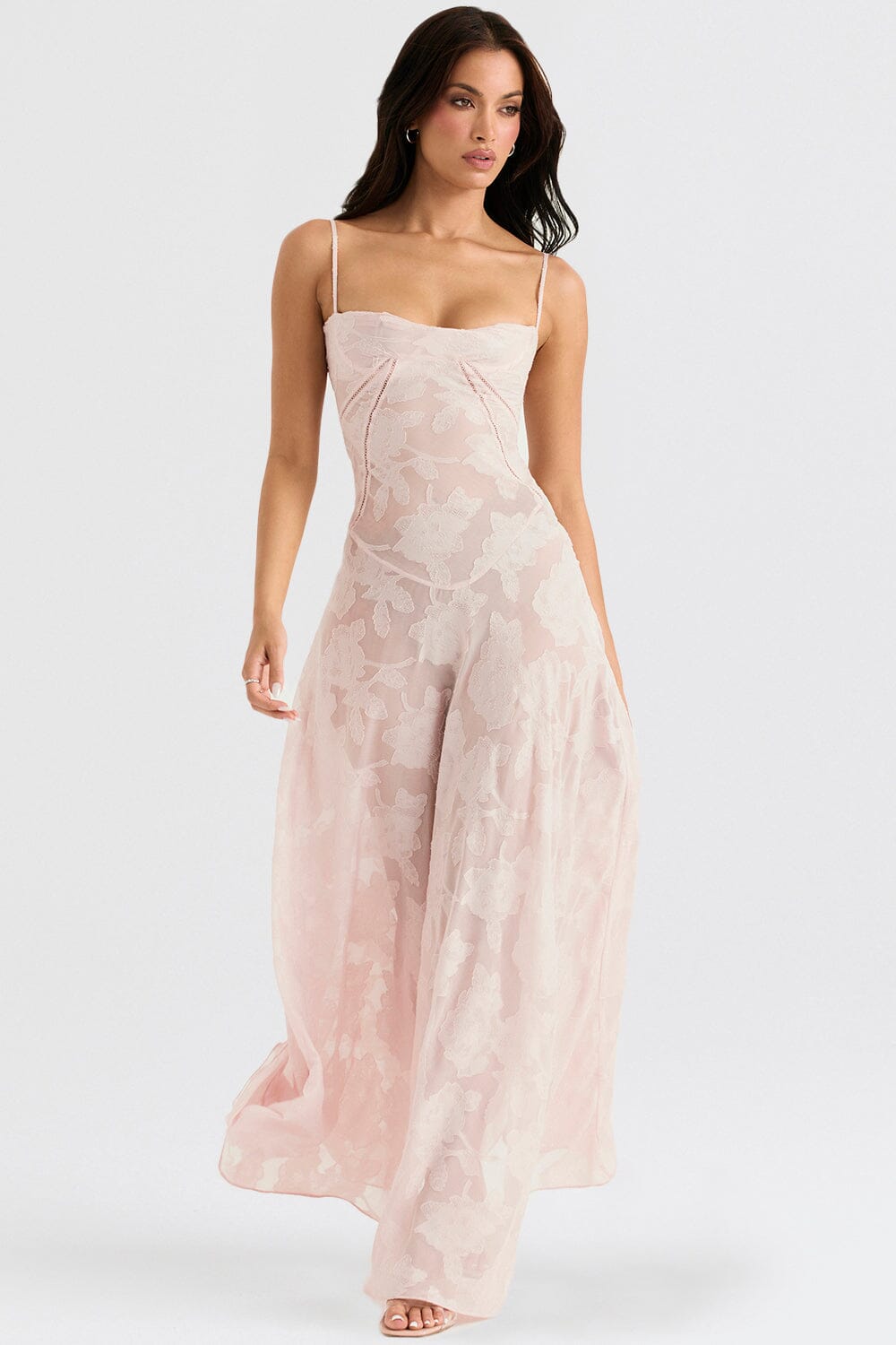 Women's Maxi Dress Elegant Floral | Wedding Guest