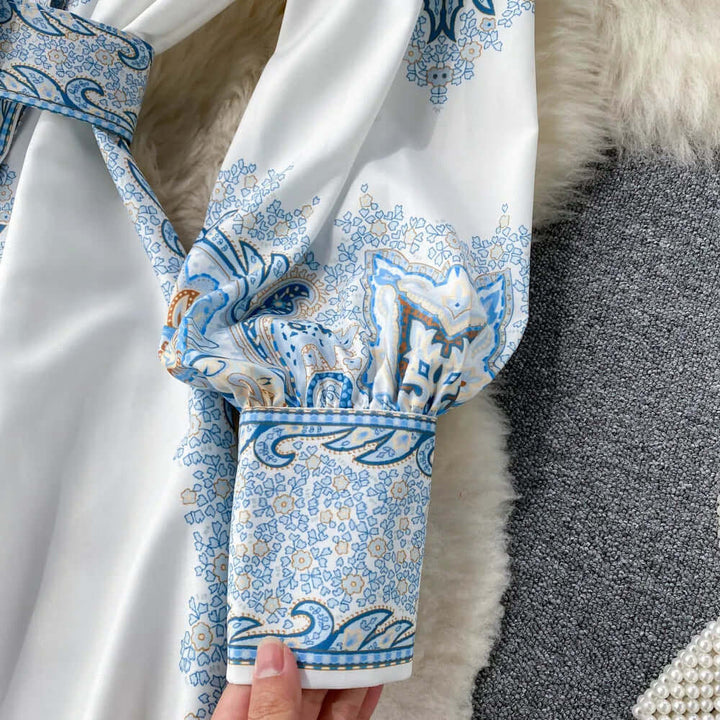 Women’s Maxi Dress Long Sleeve Belted | Formal