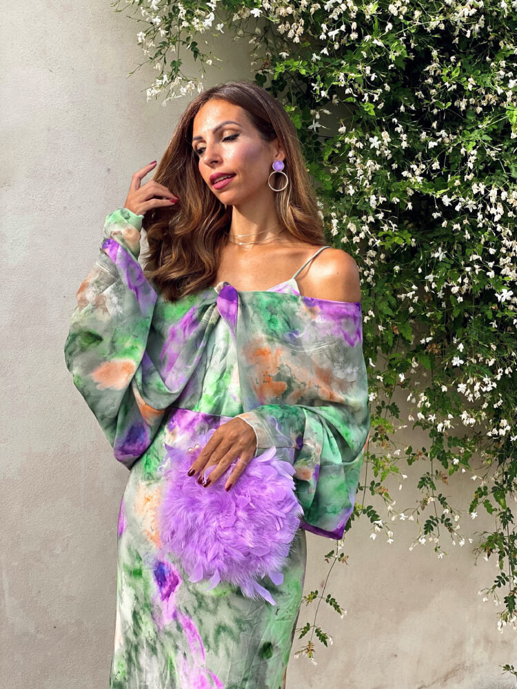 Women’s Maxi Dress Pastel Floral | Summer