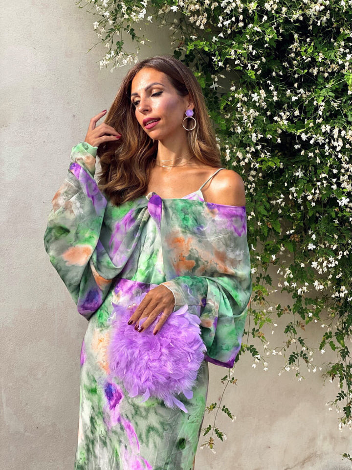 Women’s Maxi Dress Pastel Floral | Summer