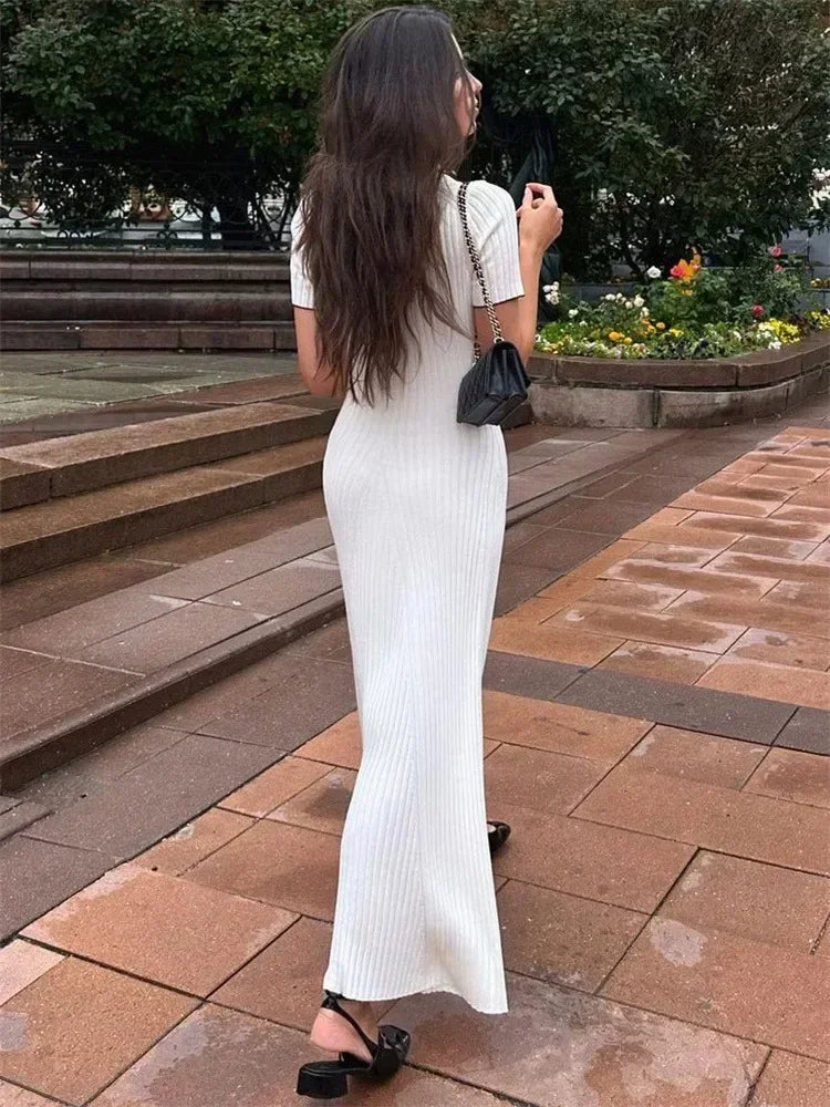 Women’s Maxi Dress Shirt Collar | Casual