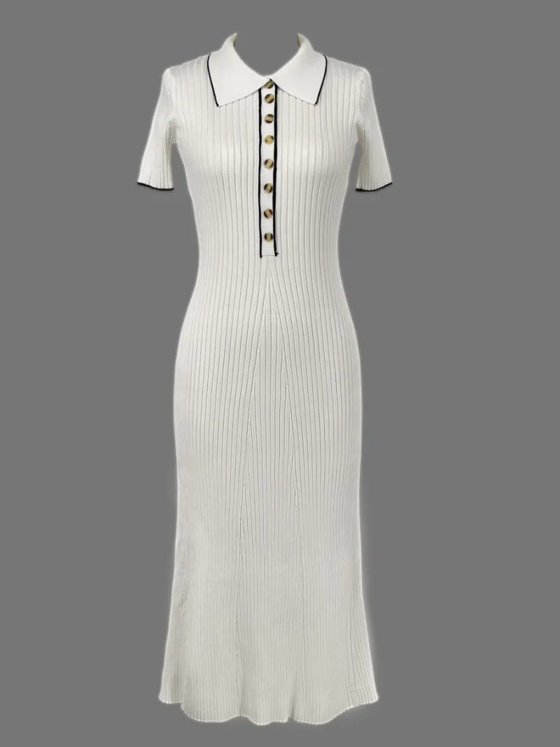 Women’s Maxi Dress Shirt Collar | Casual