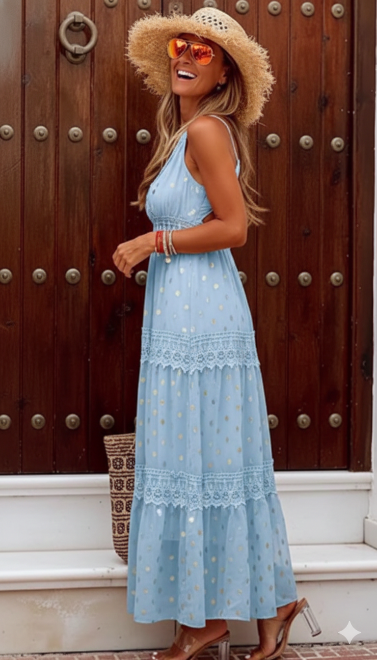 Women's Maxi Dress Sleeveless | Boho