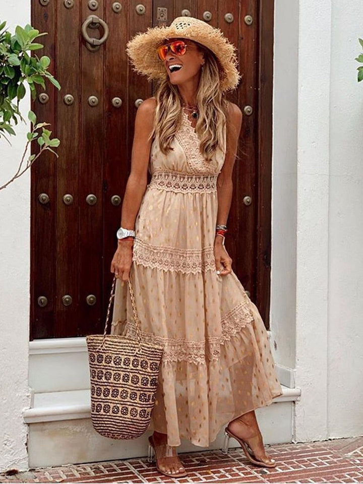 Women's Maxi Dress Sleeveless | Boho
