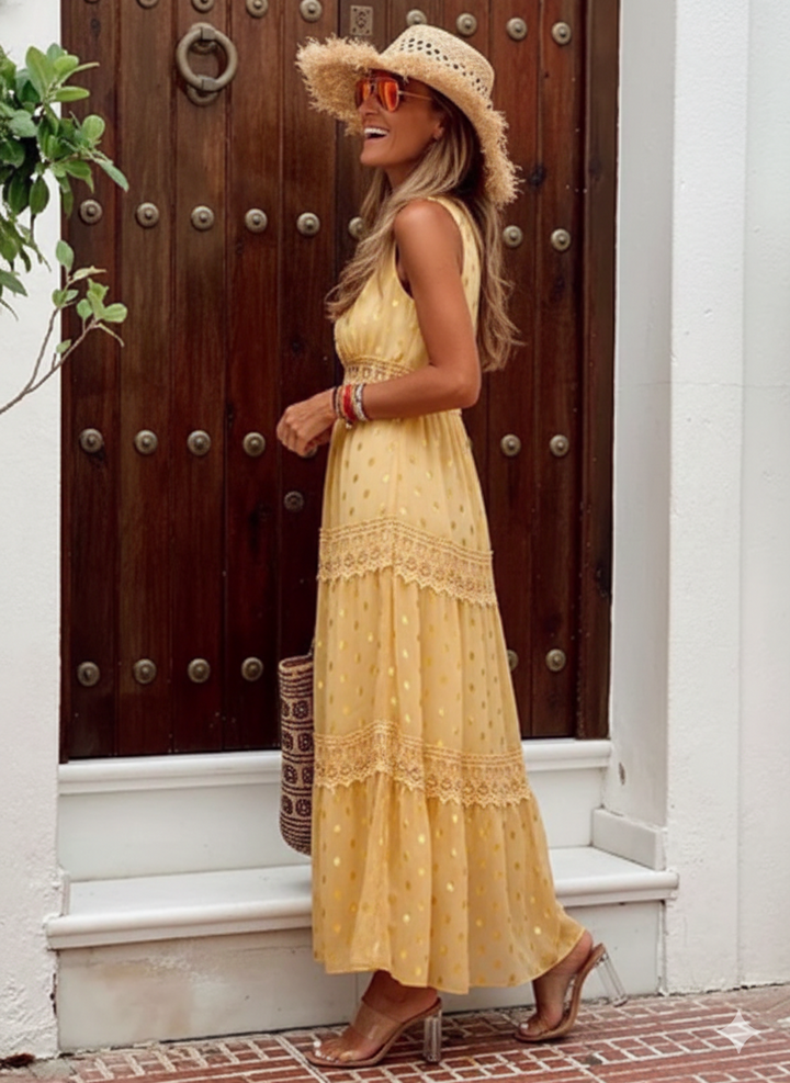 Women's Maxi Dress Sleeveless | Boho
