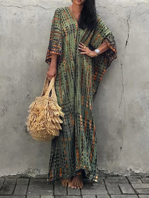 Women's Maxi Dress Tie Dye | Boho