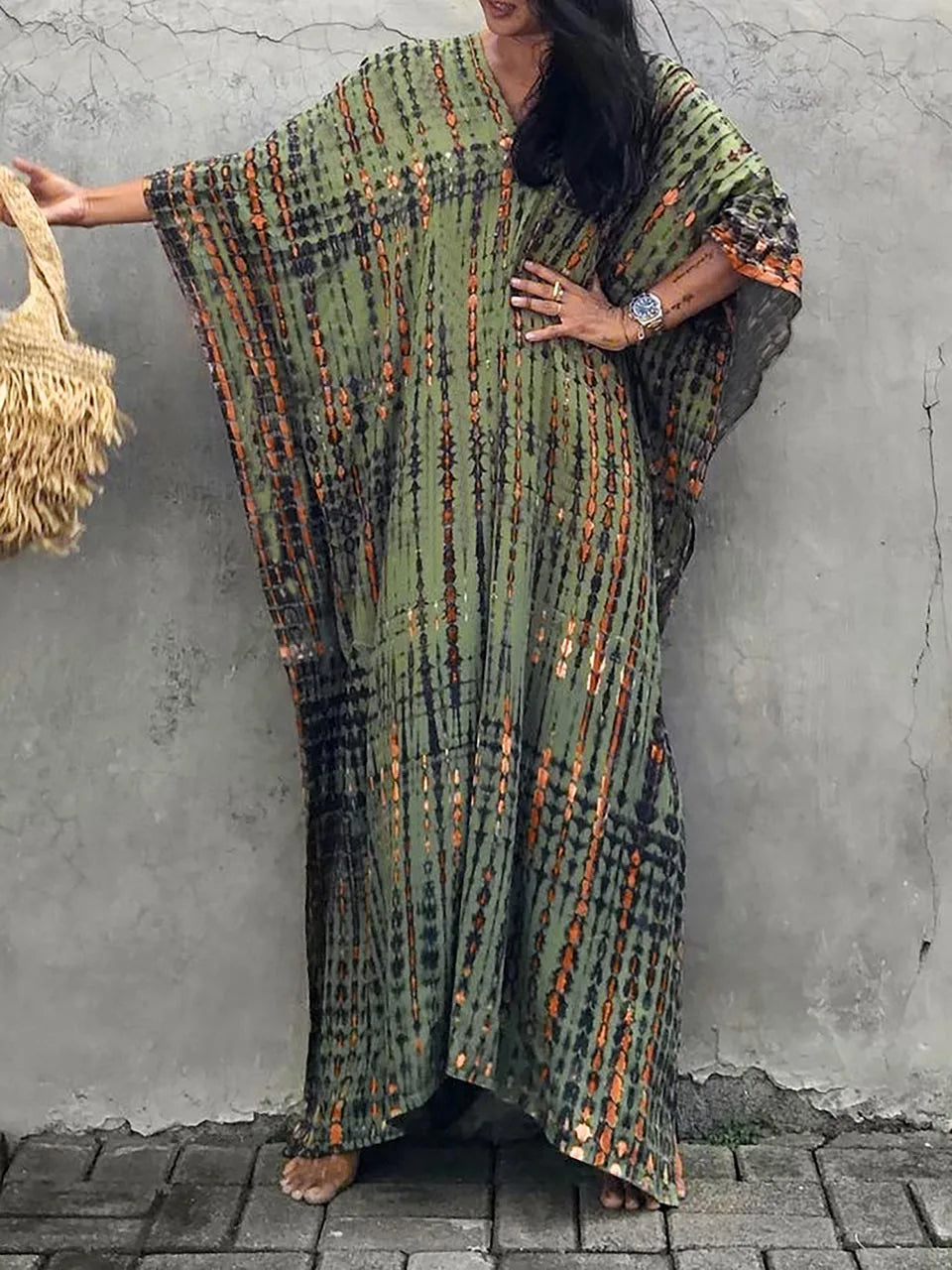 Women's Maxi Dress Tie Dye | Boho