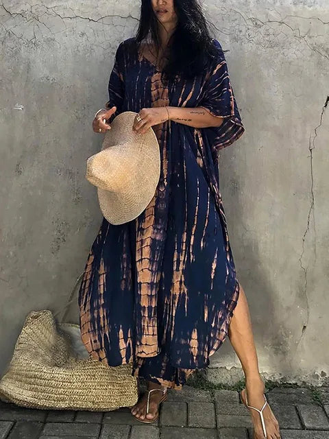 Women's Maxi Dress Tie Dye | Boho