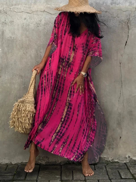 Women's Maxi Dress Tie Dye | Boho