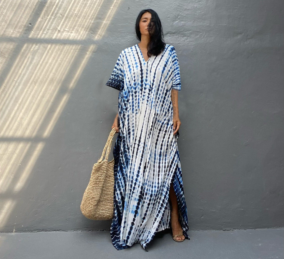 Women's Maxi Dress Tie Dye | Boho