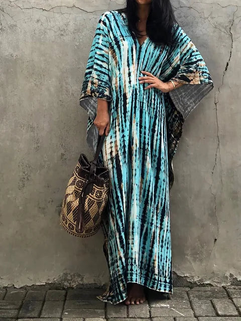 Women's Maxi Dress Tie Dye | Boho