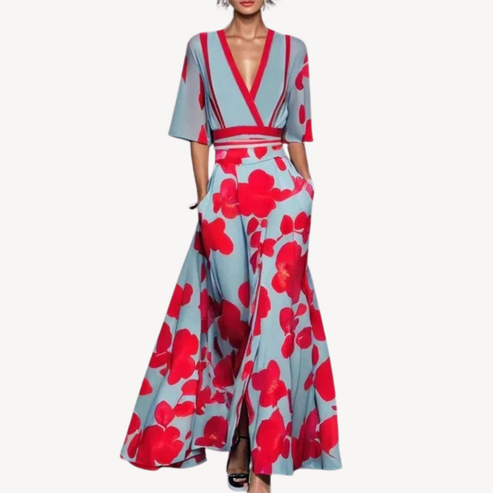 Women’s Maxi Dress Wrap Style | Evening
