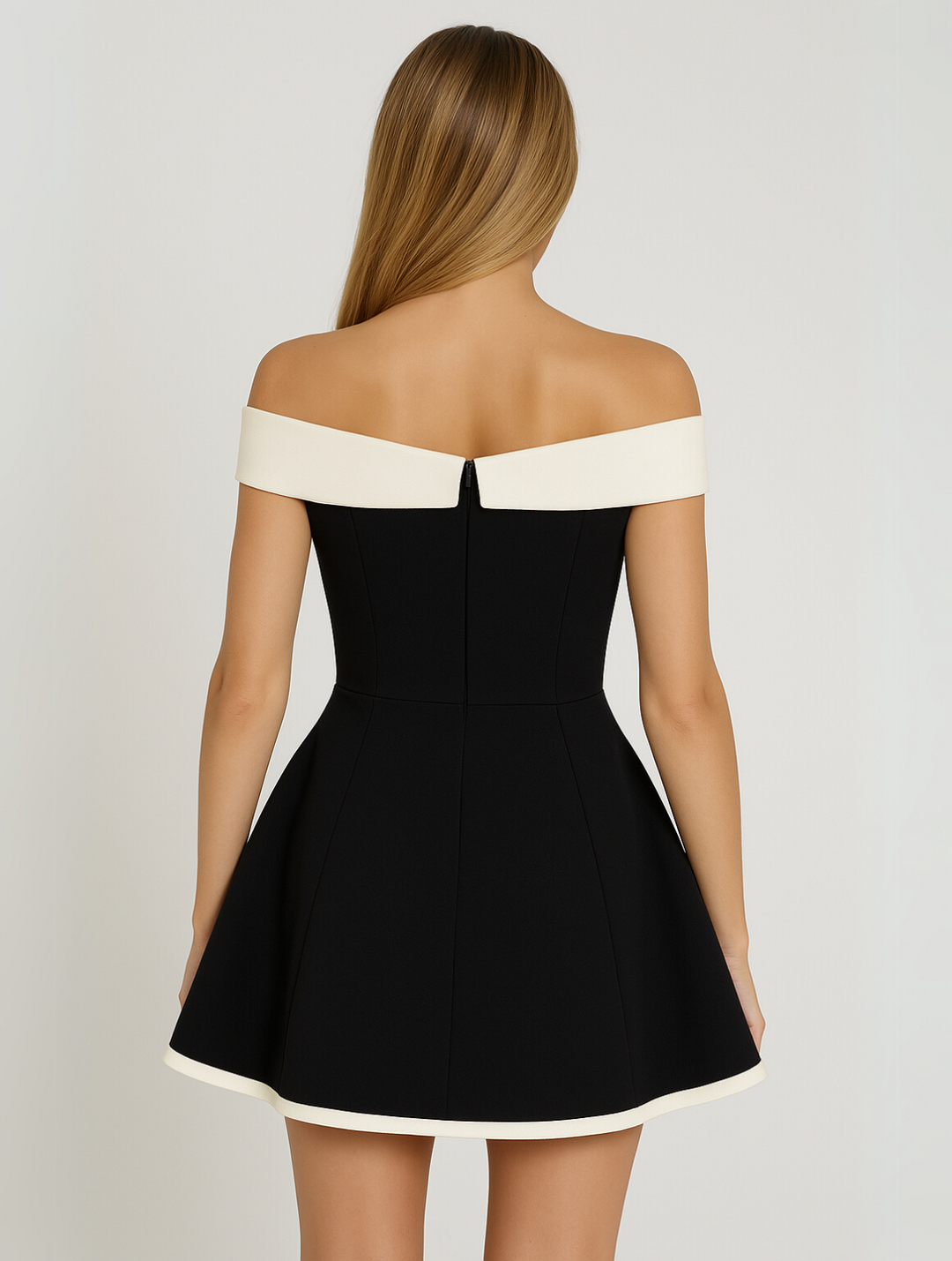 Women's Mini Dress Off Shoulder | Flared Skirt
