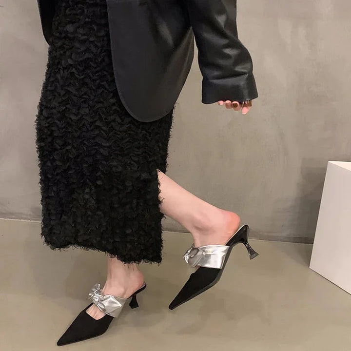 Women’s Mules Pointed Toe Slip-On | Heels