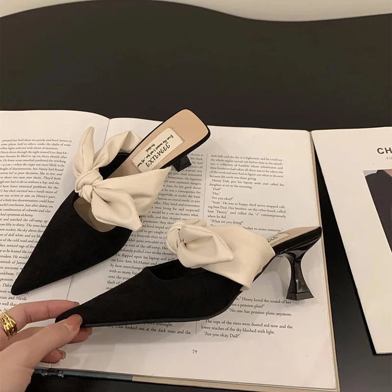 Women’s Mules Pointed Toe Slip-On | Heels