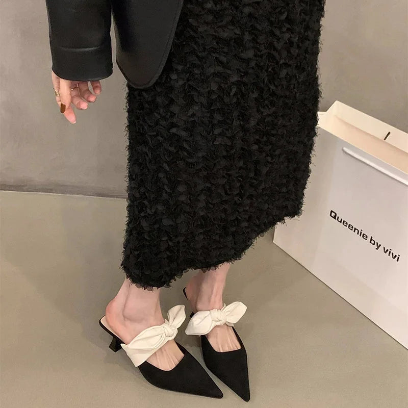 Women’s Mules Pointed Toe Slip-On | Heels