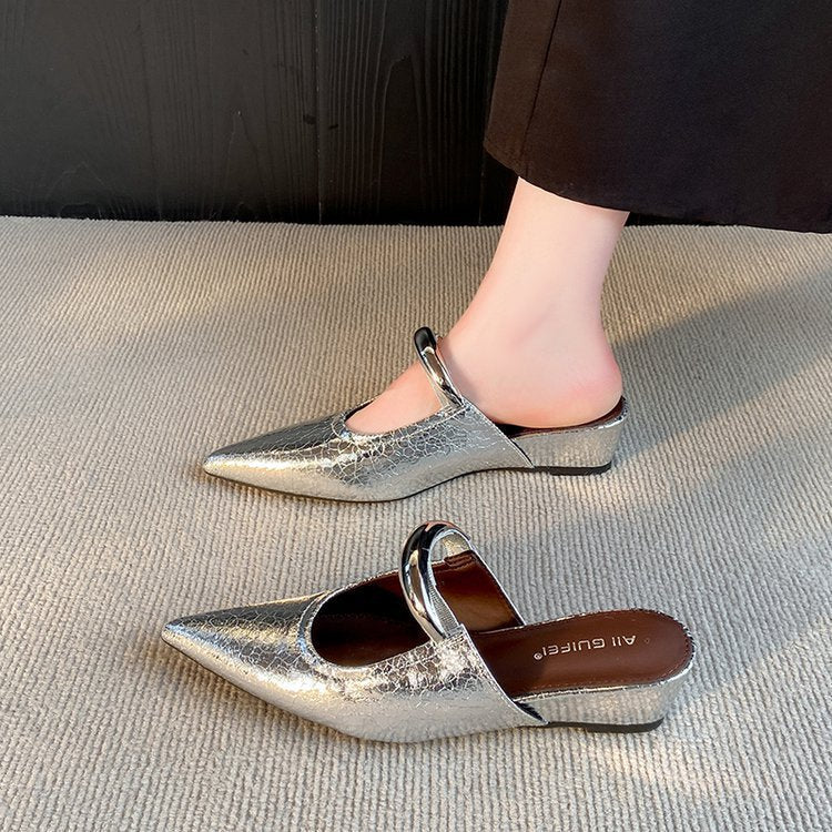 Women’s Mules Pointed Toe Slip-On | Work
