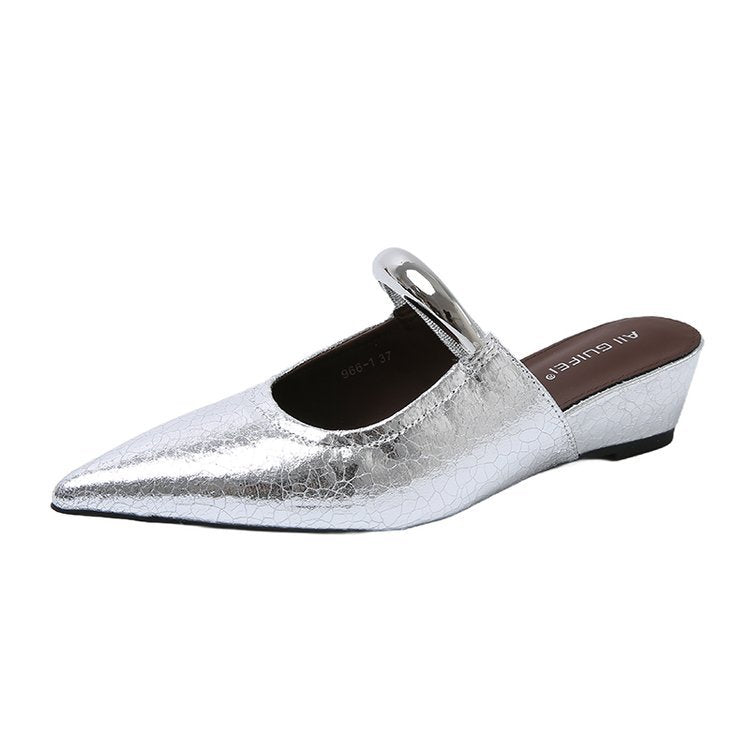 Women’s Mules Pointed Toe Slip-On | Work