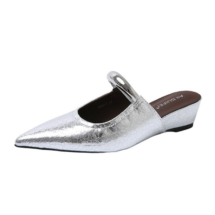 Women’s Mules Pointed Toe Slip-On | Work