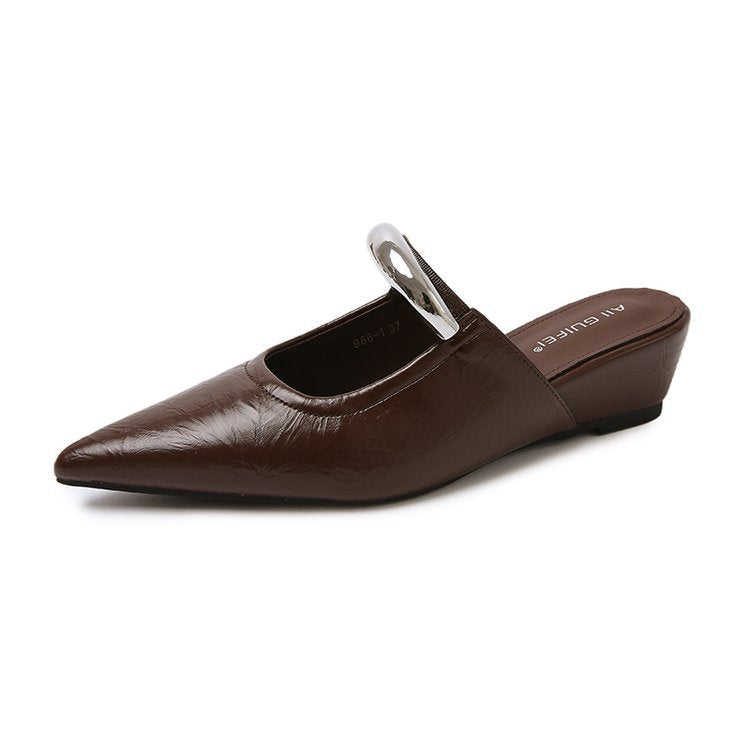 Women’s Mules Pointed Toe Slip-On | Work