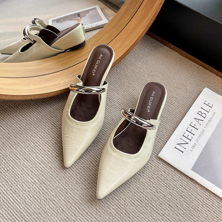 Women’s Mules Pointed Toe Slip-On | Work