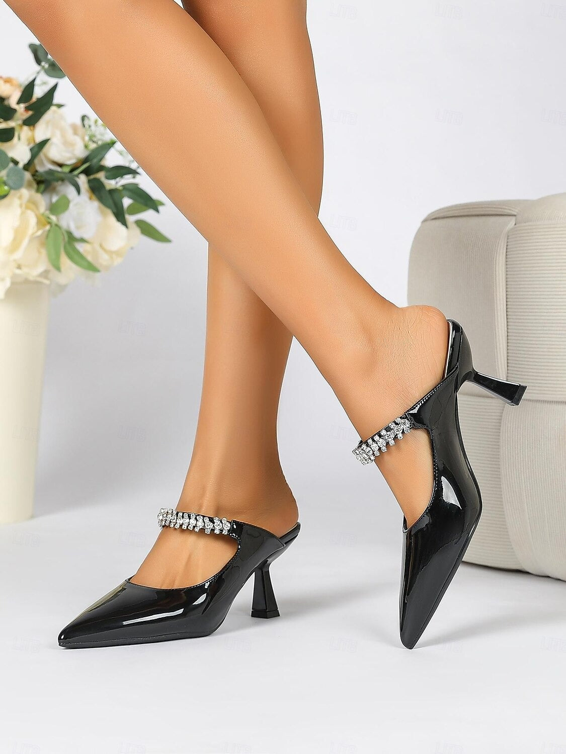 Women's Mules Pointed Toe | Wedding Heels