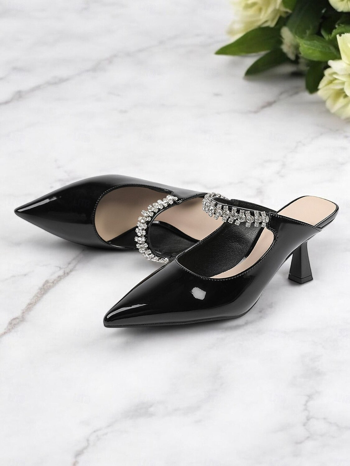 Women's Mules Pointed Toe | Wedding Heels