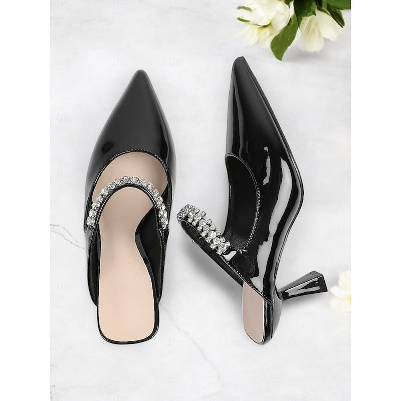 Women's Mules Pointed Toe | Wedding Heels