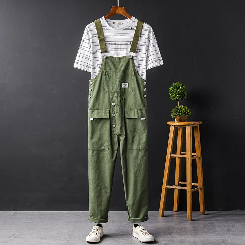 Women's Overalls with Adjustable Straps & Cargo Pockets | Utility