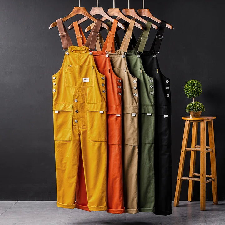 Women's Overalls with Adjustable Straps & Cargo Pockets | Utility