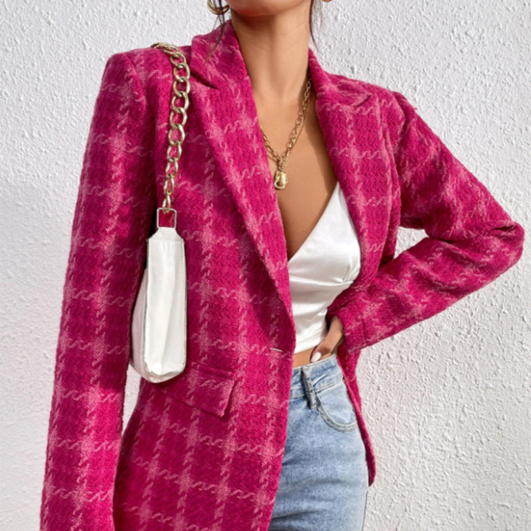 Women's Oversized Blazer with Notched Lapel | Tailored