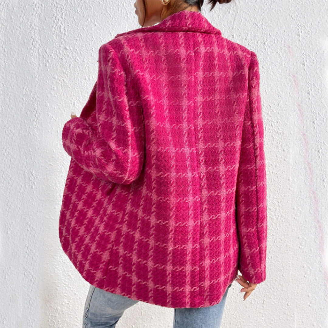 Women's Oversized Blazer with Notched Lapel | Tailored