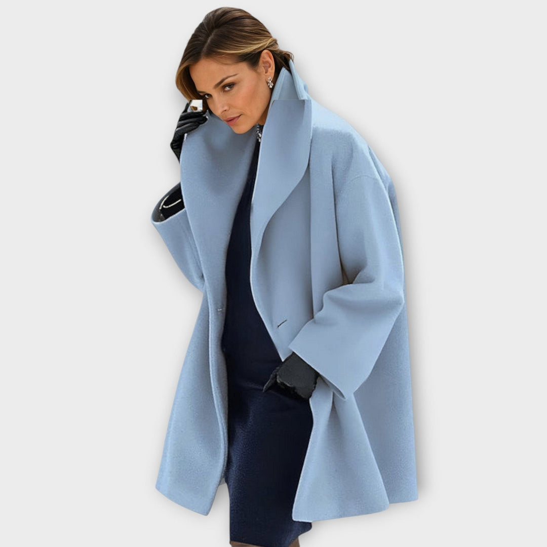 Women's Oversized Shawl Collar Trench Coat | Casual