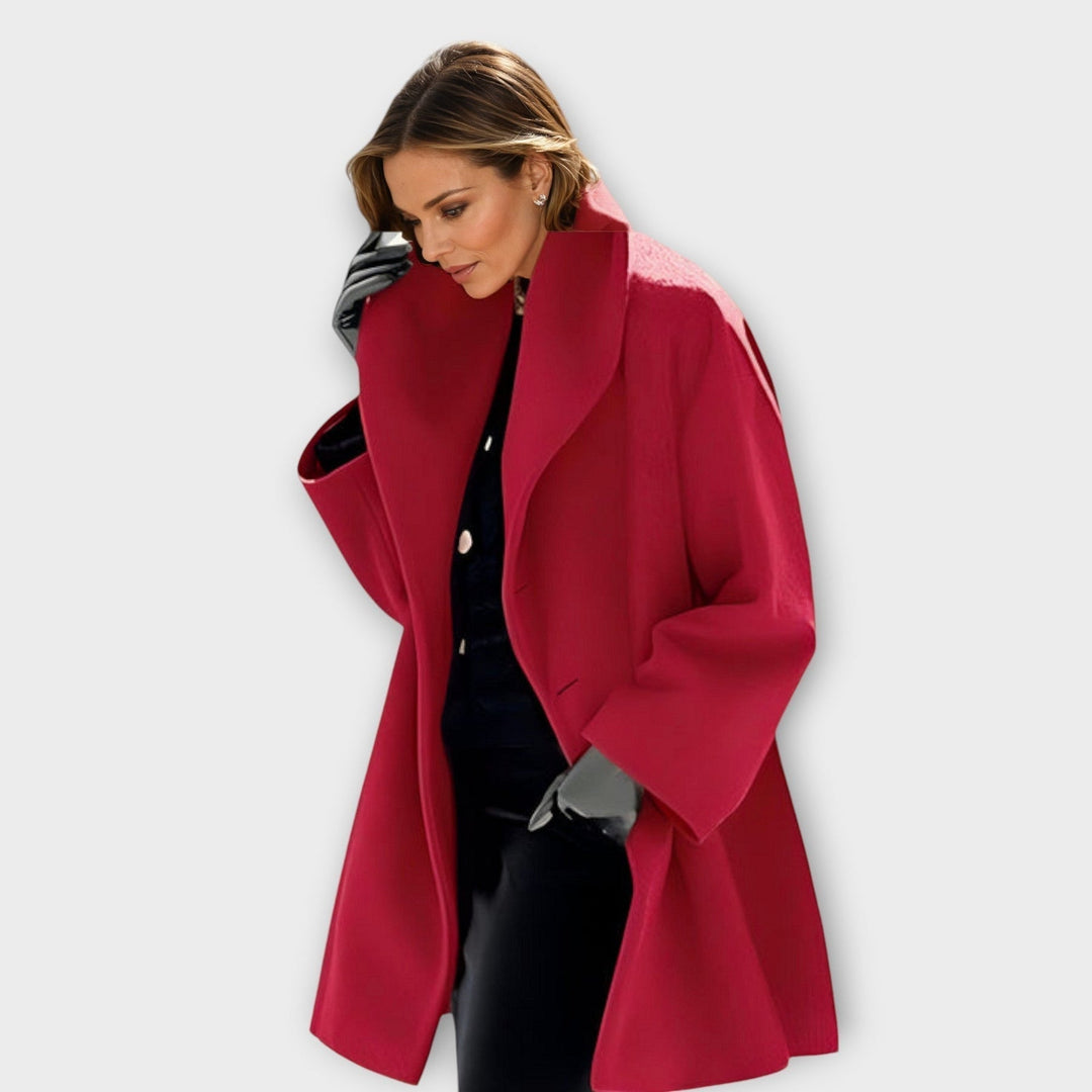 Women's Oversized Shawl Collar Trench Coat | Casual