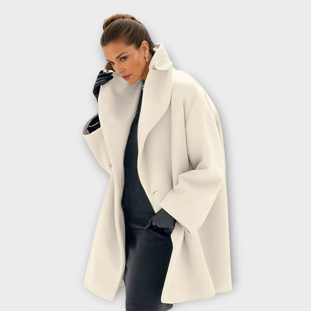 Women's Oversized Shawl Collar Trench Coat | Casual