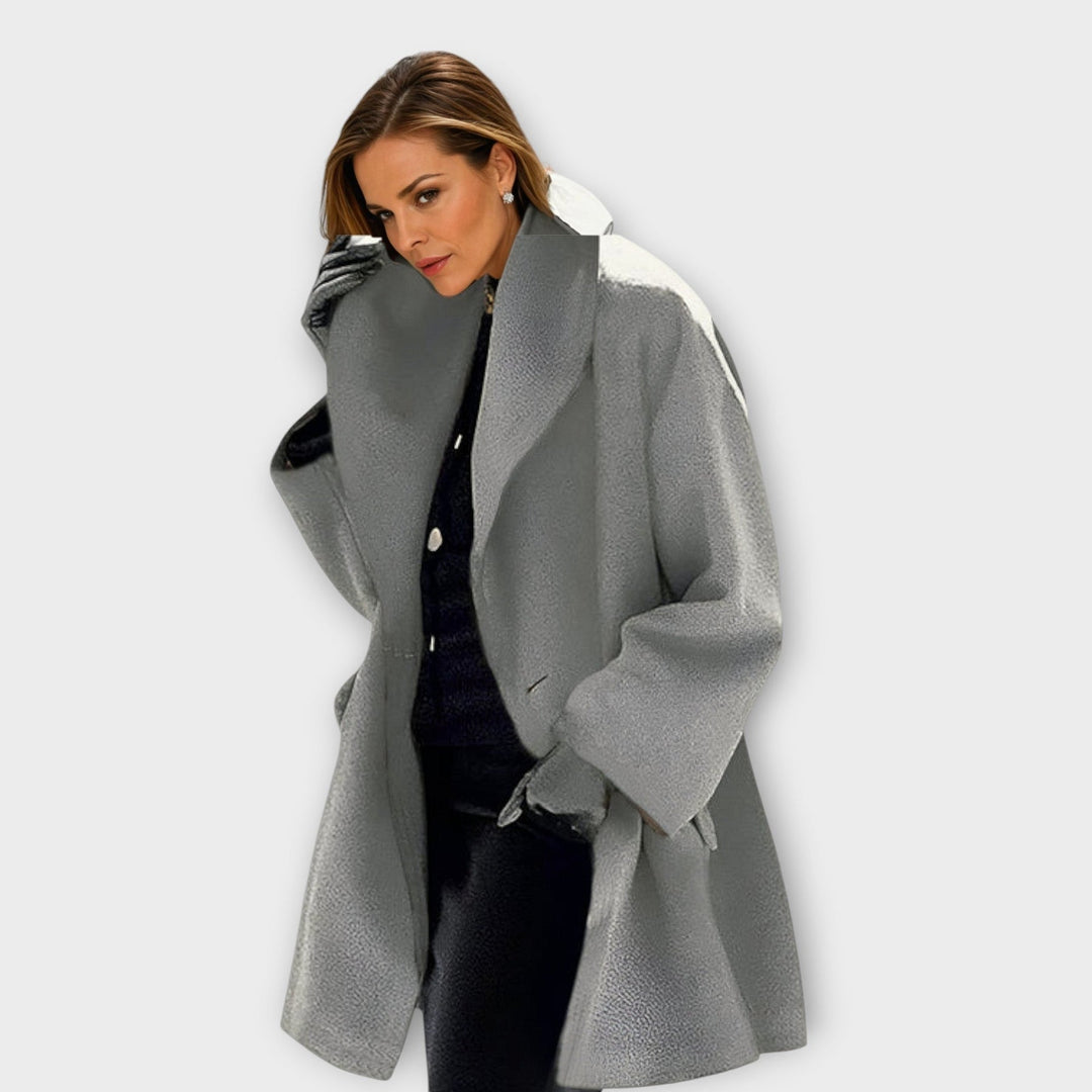 Women's Oversized Shawl Collar Trench Coat | Casual