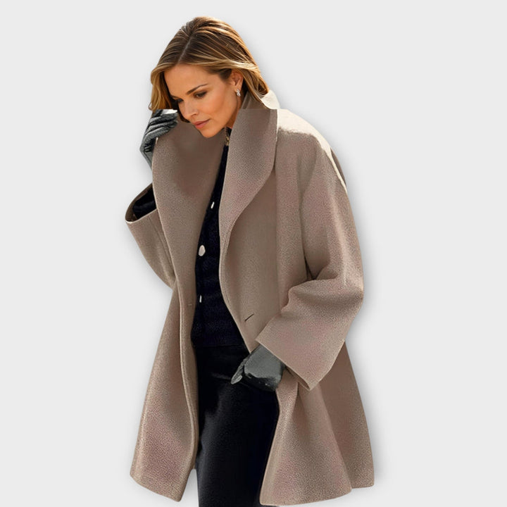 Women's Oversized Shawl Collar Trench Coat | Casual