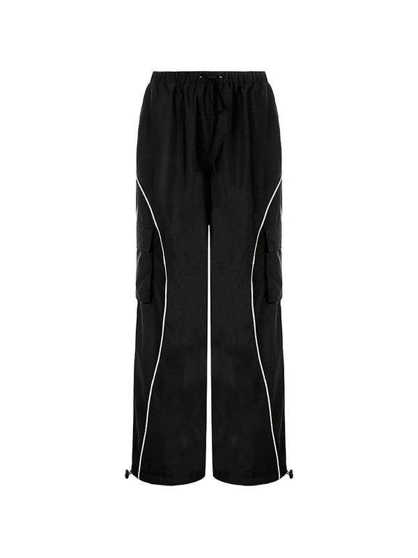 Women's Parachute Pants Cargo Baggy Wide Leg | Track