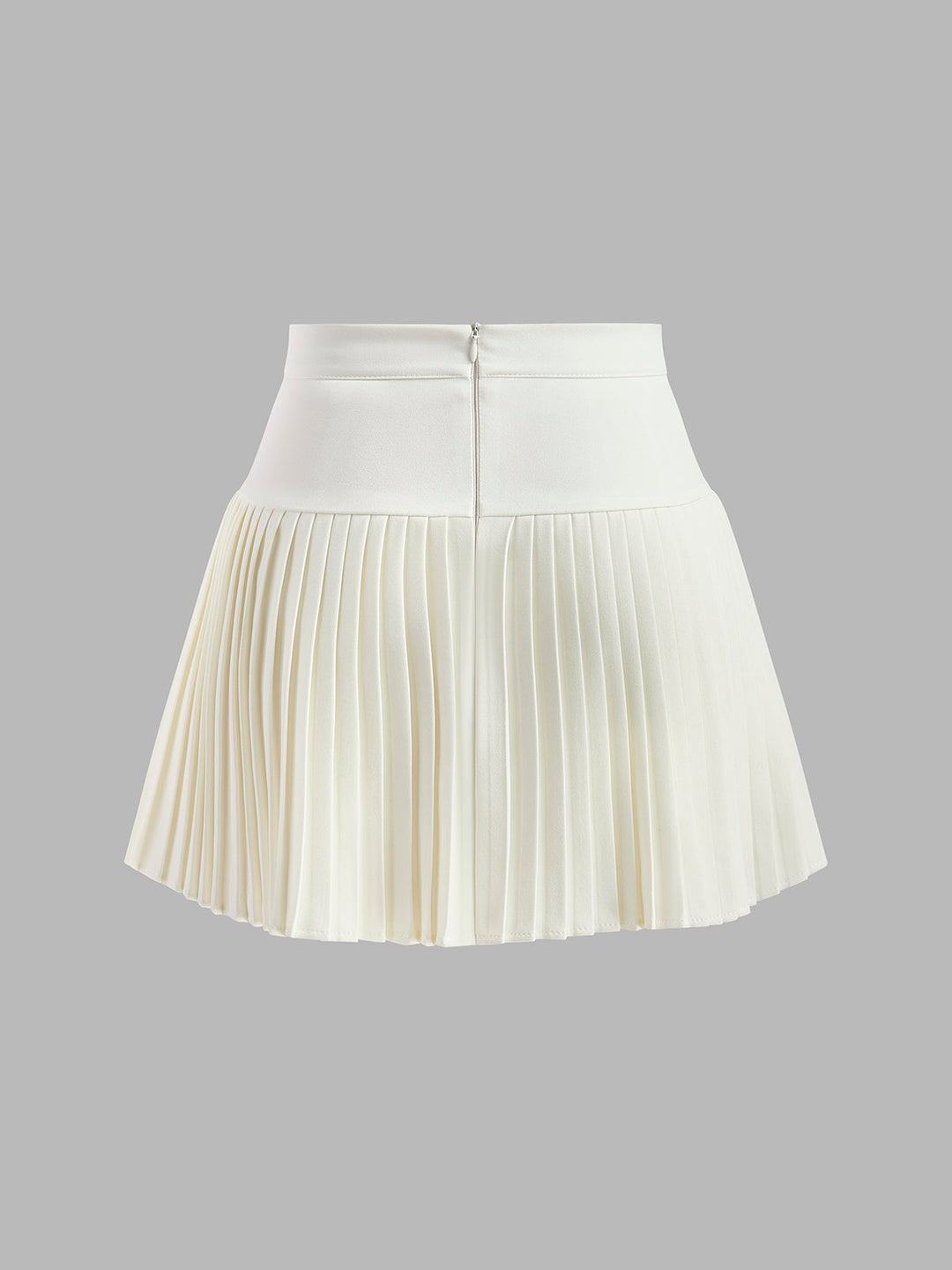 Women’s Pleated Mini Skirt High Waist | Pocket Detail