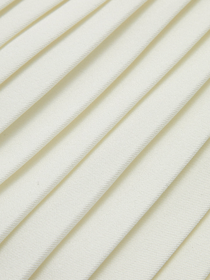 Women’s Pleated Mini Skirt High Waist | Pocket Detail