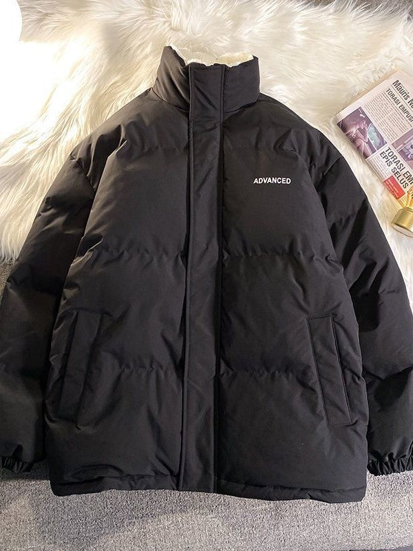 Women's Puffer Jacket Zip Up | Winter