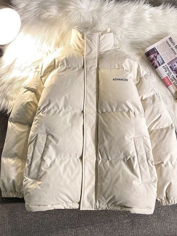 Women's Puffer Jacket Zip Up | Winter