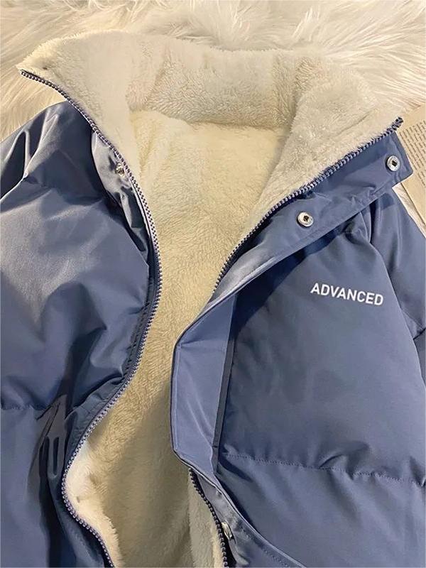 Women's Puffer Jacket Zip Up | Winter