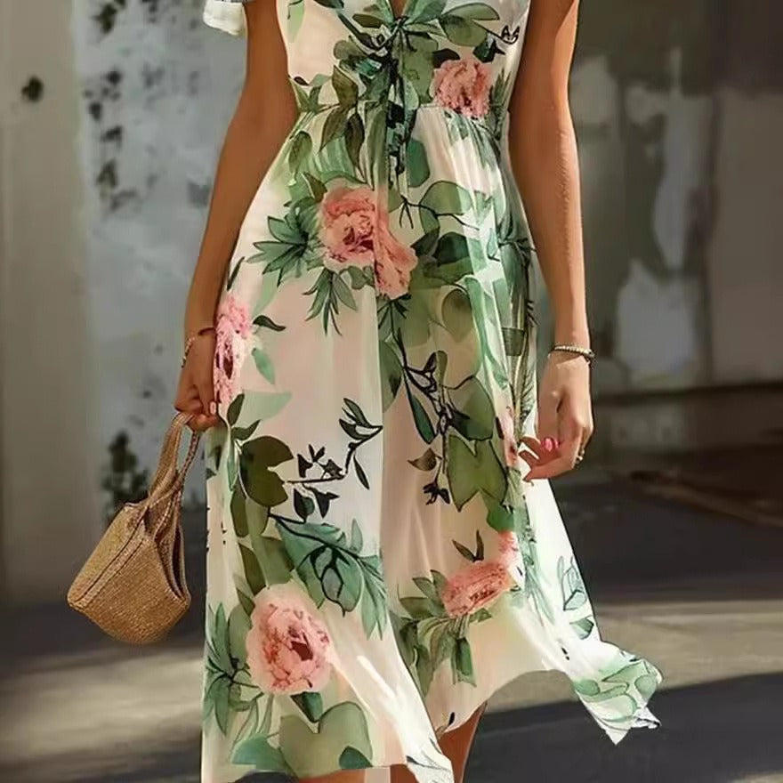 Women's Races Dress Floral | Midi