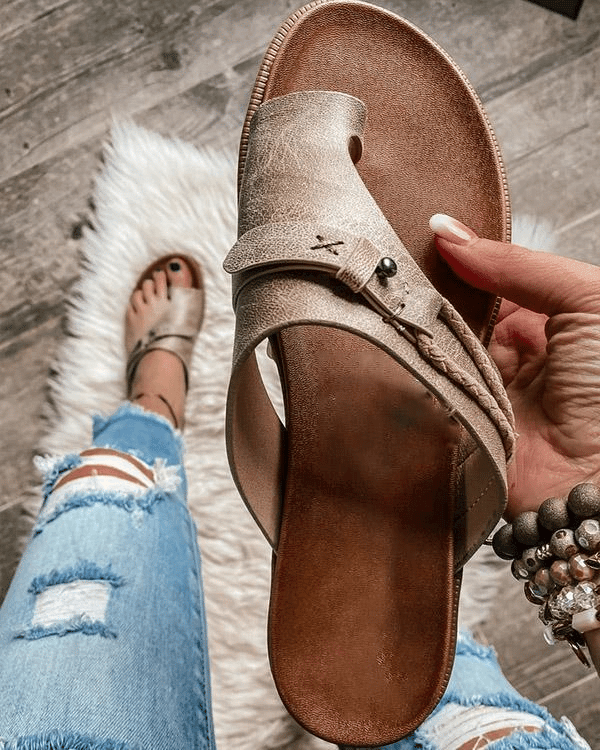 Women’s Sandals Toe Loop | Flat