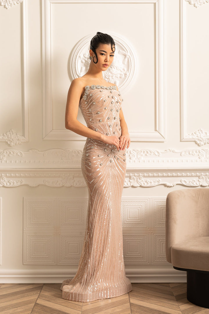 Women’s Sequin Dress Maxi | Evening Gown