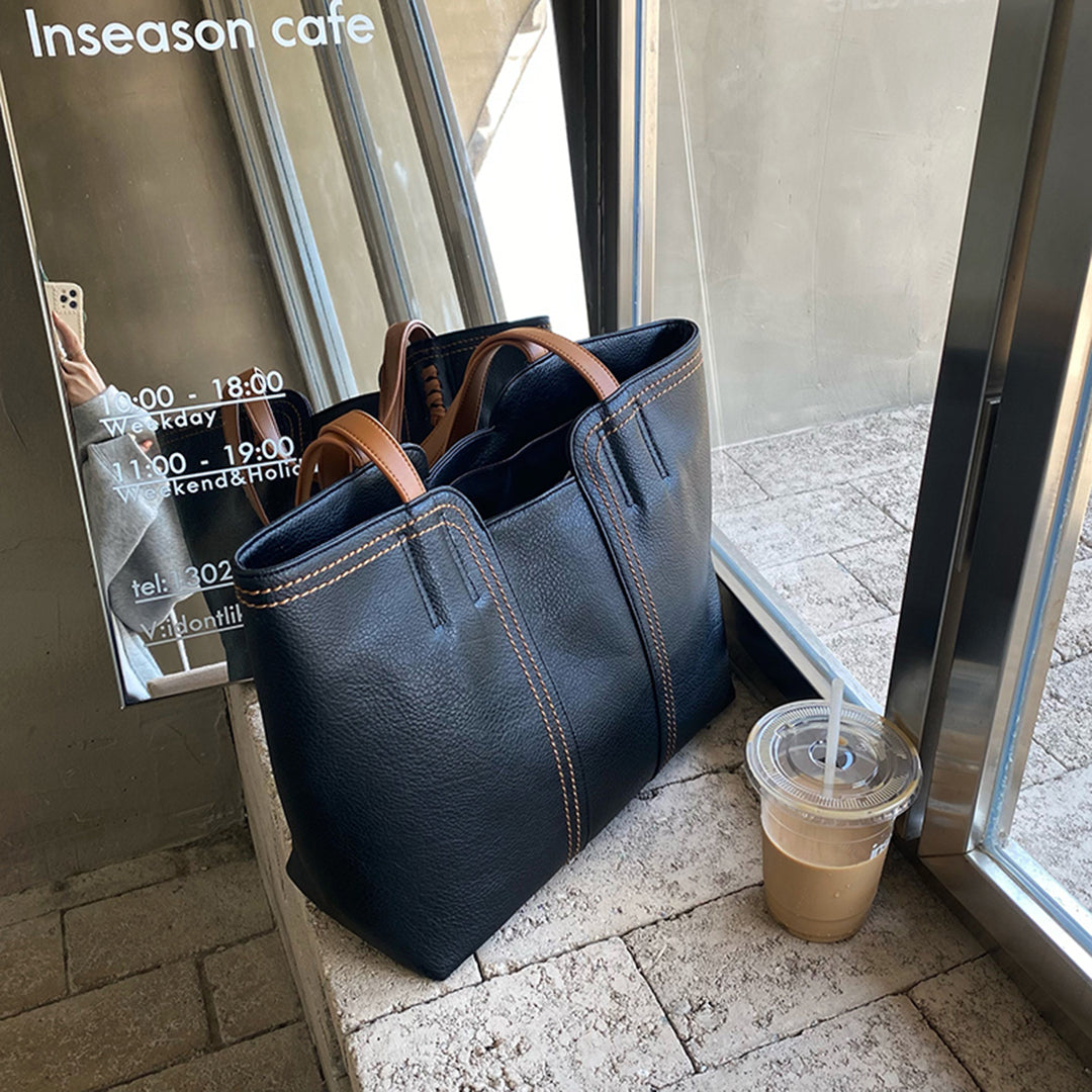 Women’s Shoulder Bag Wide Strap Tote | Travel