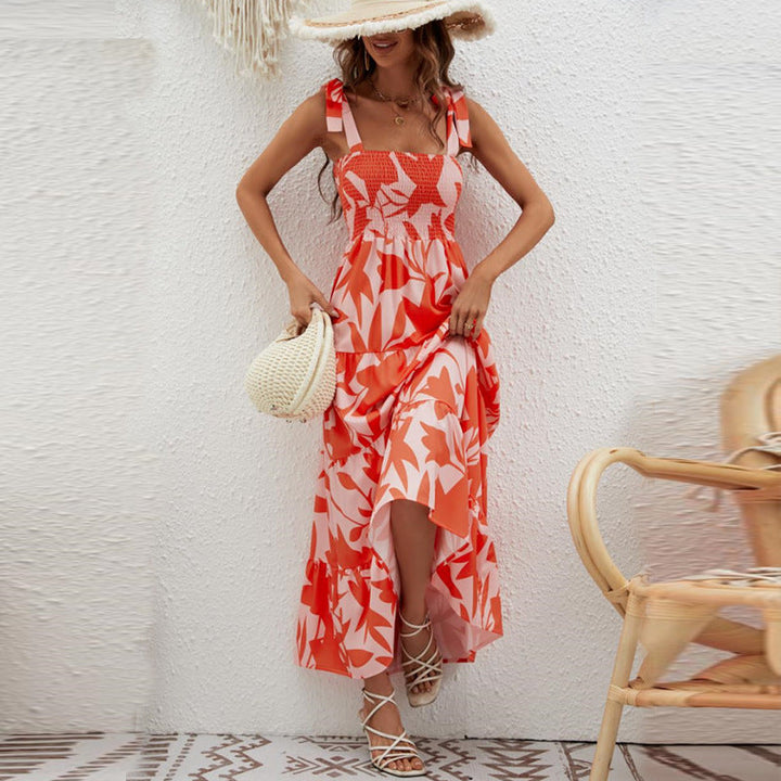 Women's Smocked Summer Dress | Tiered Sleeveless