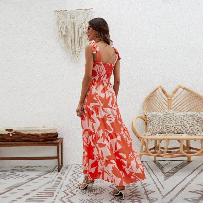 Women's Smocked Summer Dress | Tiered Sleeveless