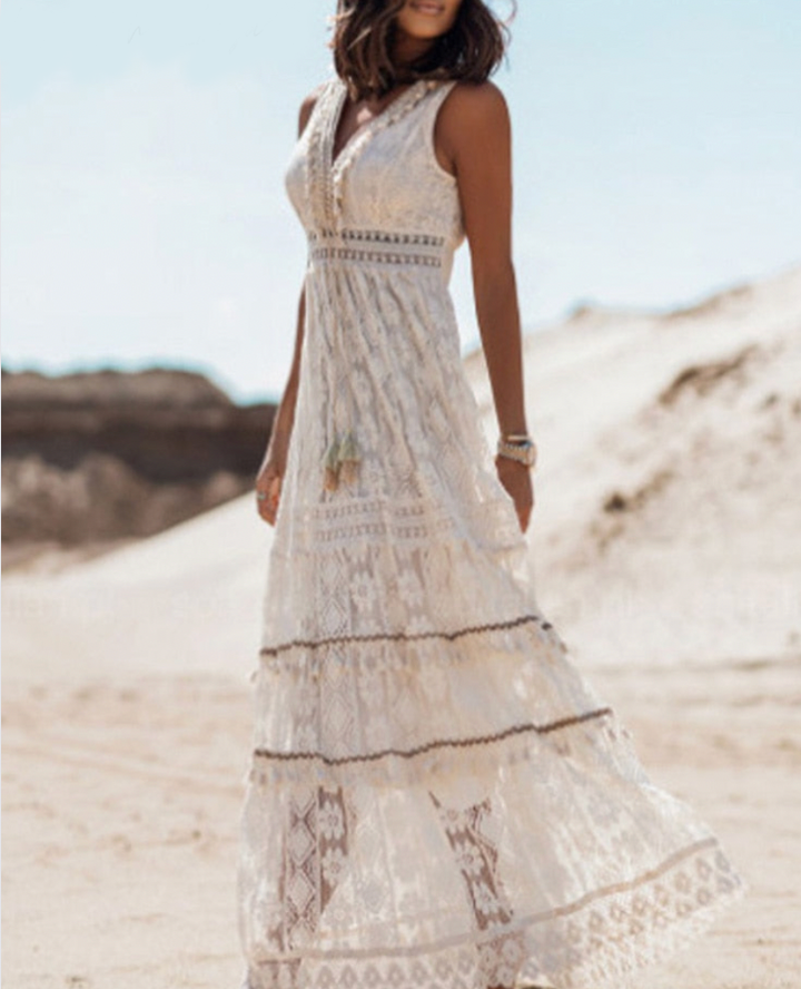Women’s Summer Dress Boho Maxi | Beach Casual